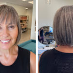 gray human hair toppers