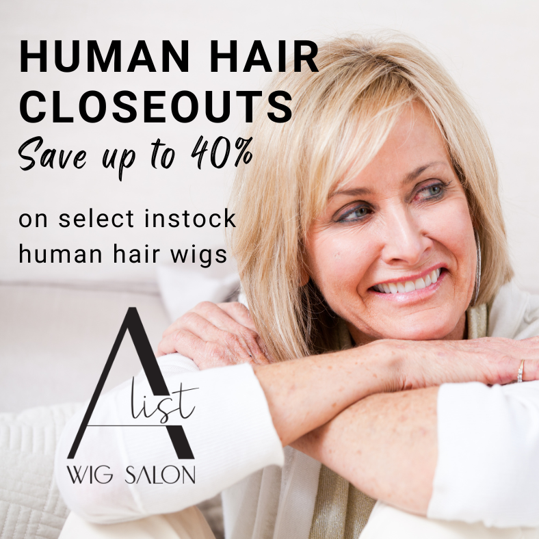 remy human hair wigs on sale - closeout sale